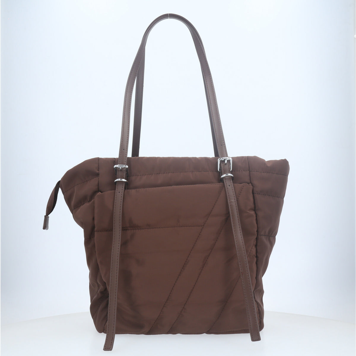 Bolsa Tote Bag Multifuncional em Nylon com Compartimentos Marrom
