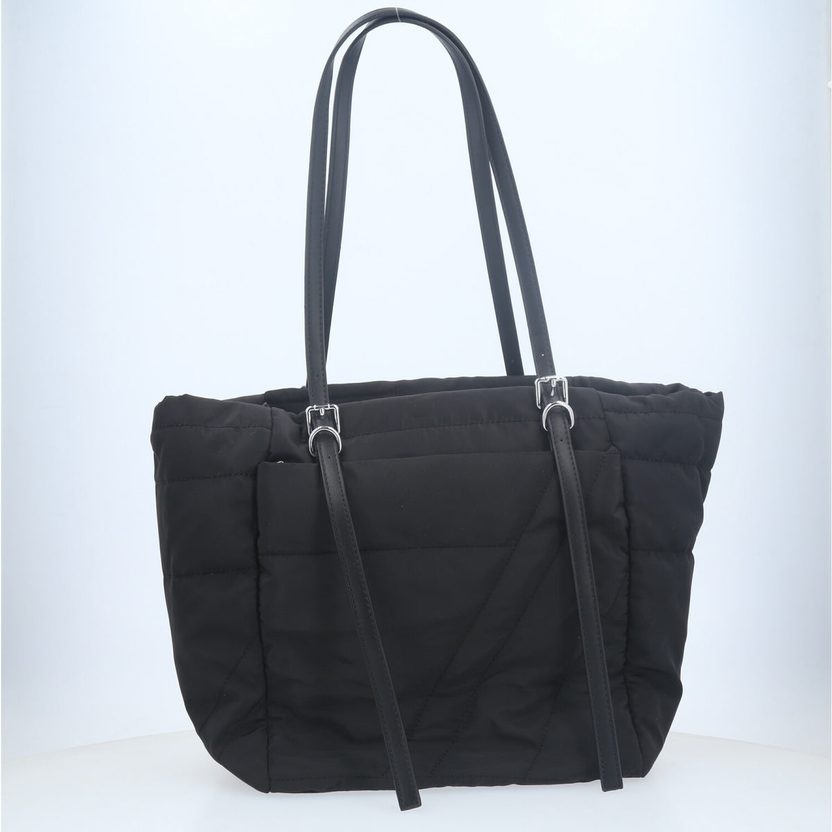 Bolsa Tote Bag Multifuncional em Nylon com Compartimentos Preto