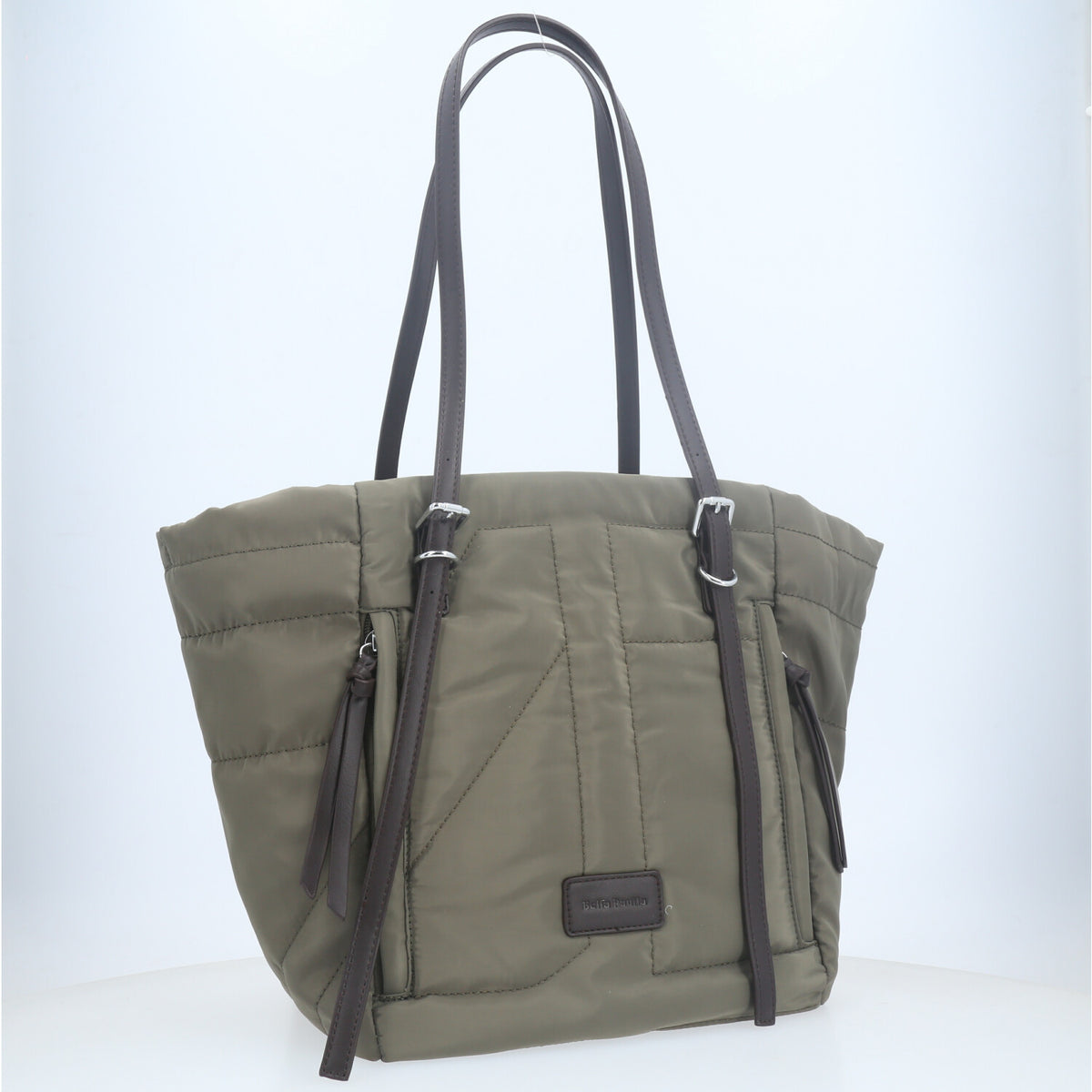 Bolsa Tote Bag Multifuncional em Nylon com Compartimentos Verde