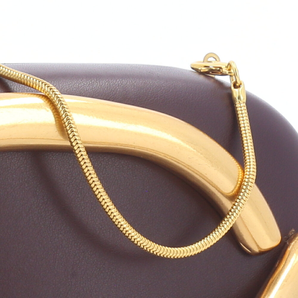 Bolsa Clutch Festa Marrom