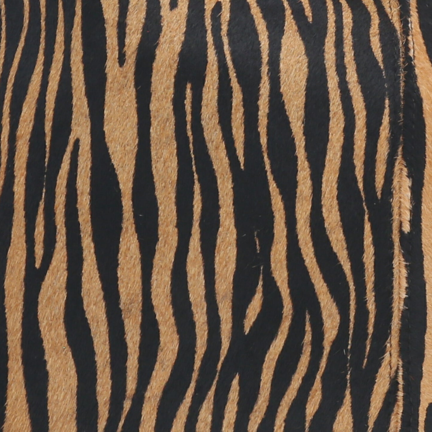 Bolsa Hobo em Couro Estilo Animal Print Bege escuro