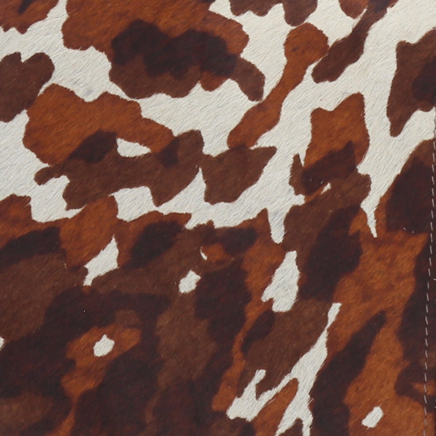 Bolsa Hobo em Couro Estilo Animal Print Caramelo