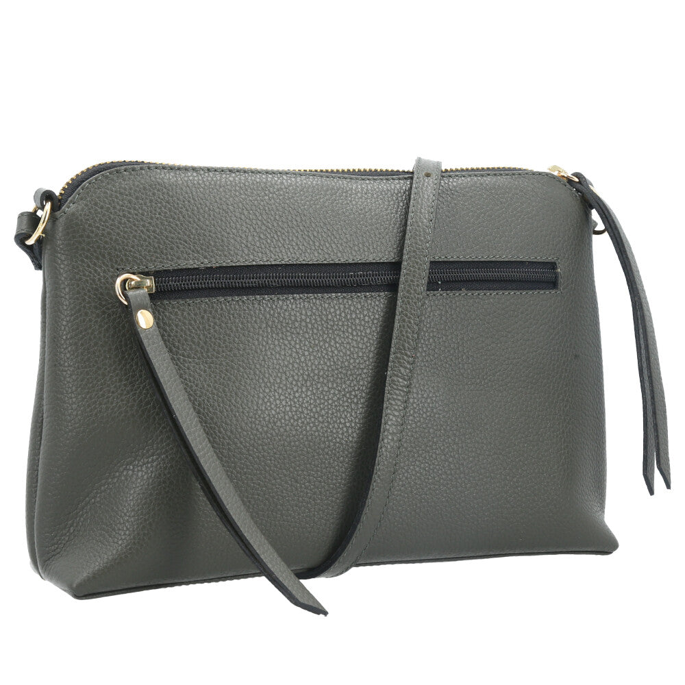 Bolsa Crossbody em Couro Verde