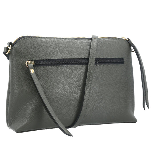 Bolsa Crossbody em Couro Verde