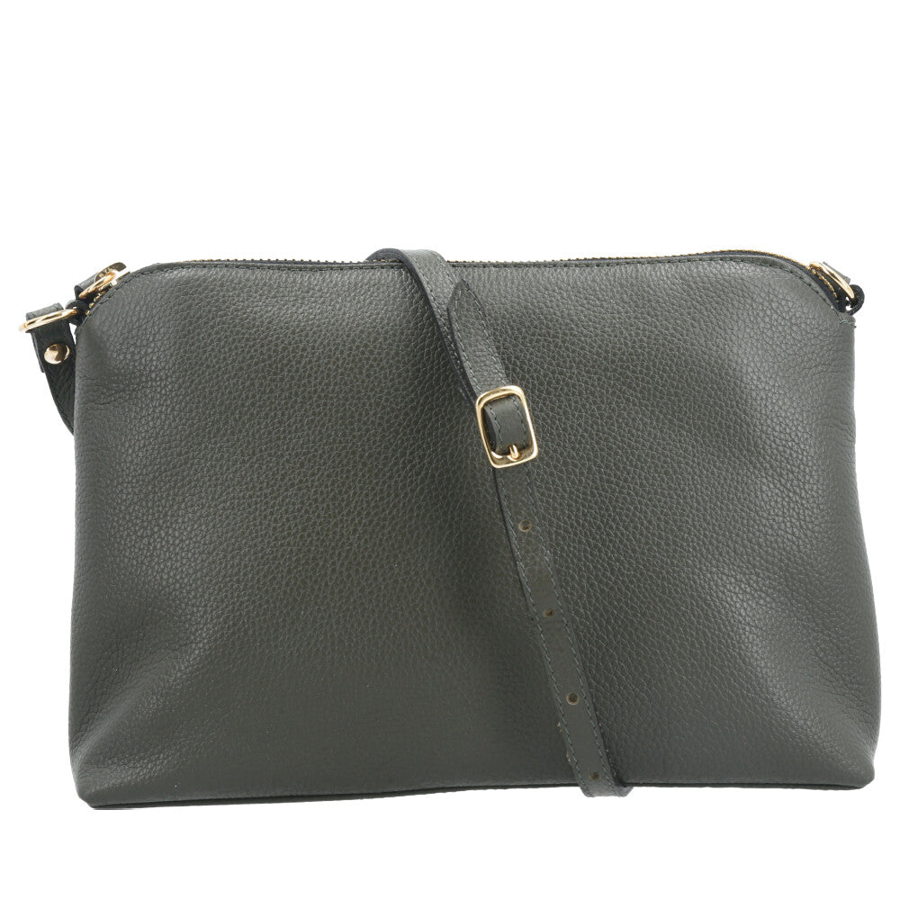 Bolsa Crossbody em Couro Verde
