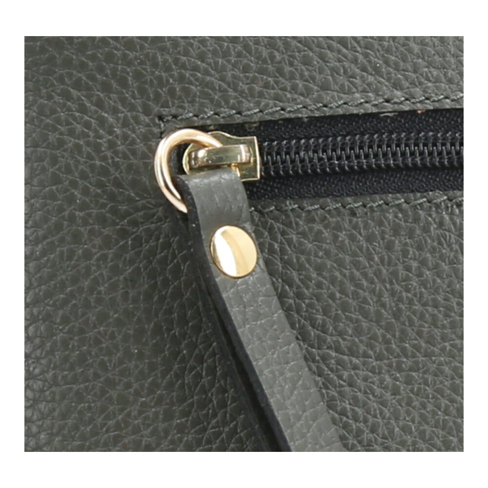 Bolsa Crossbody em Couro Verde