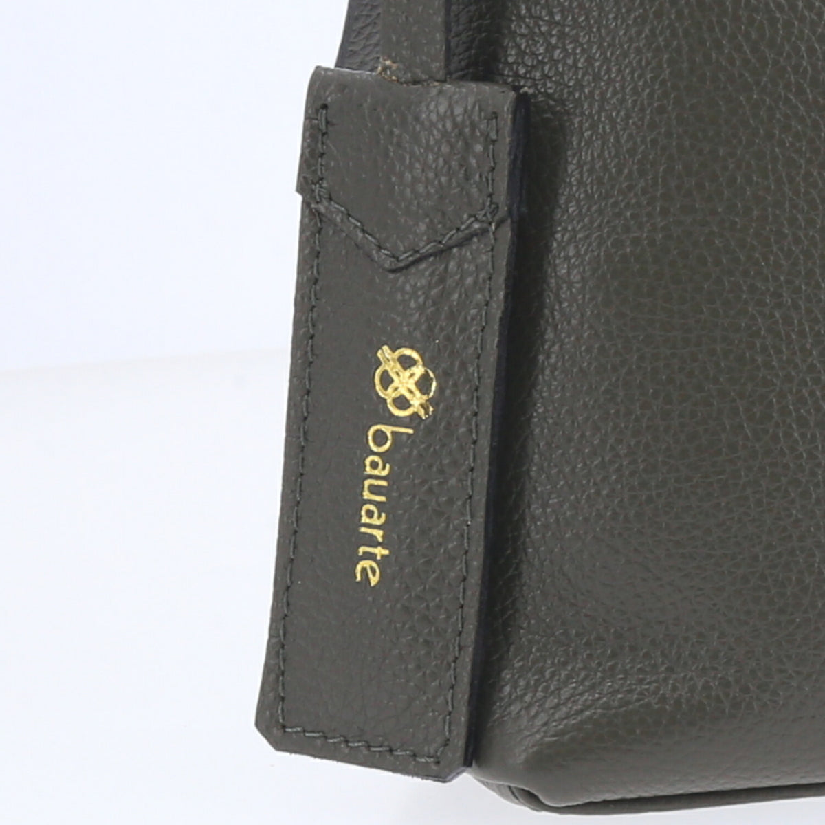 Bolsa Crossbody em Couro Verde escuro