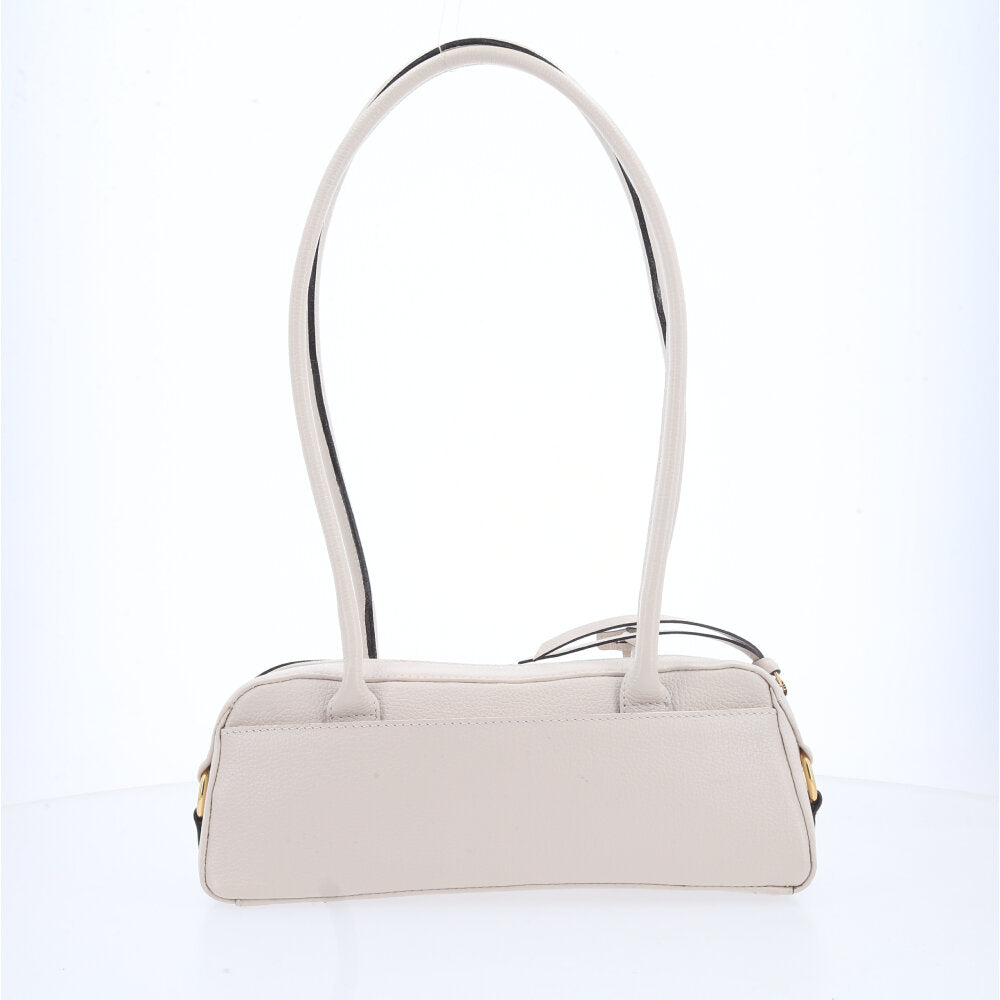 Bolsa Baguete com Alça Alongada Marfim
