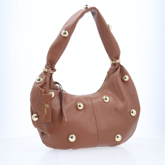 Bolsa Feminina Shoulder em Couro Caramelo