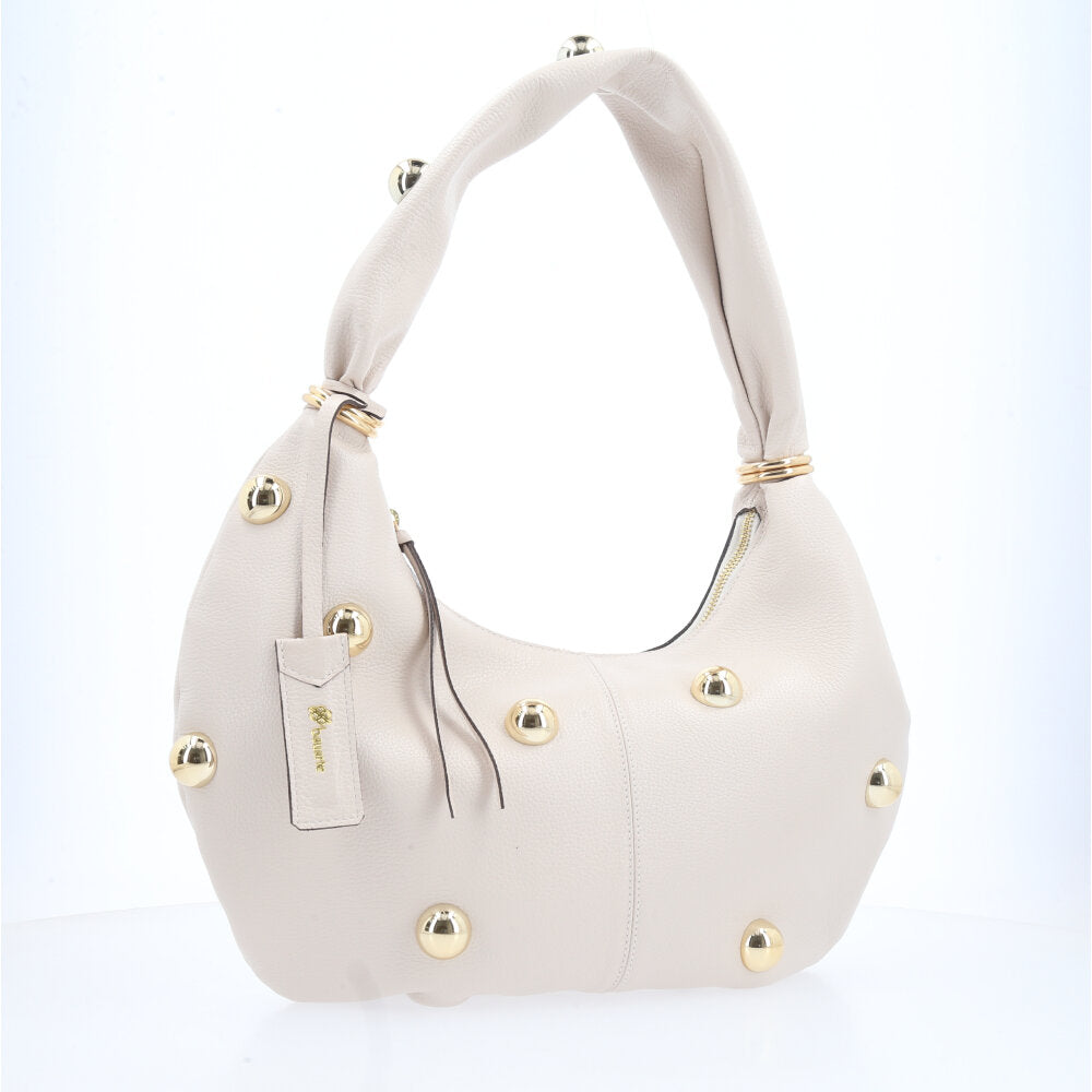 Bolsa Feminina Shoulder em Couro Marfim