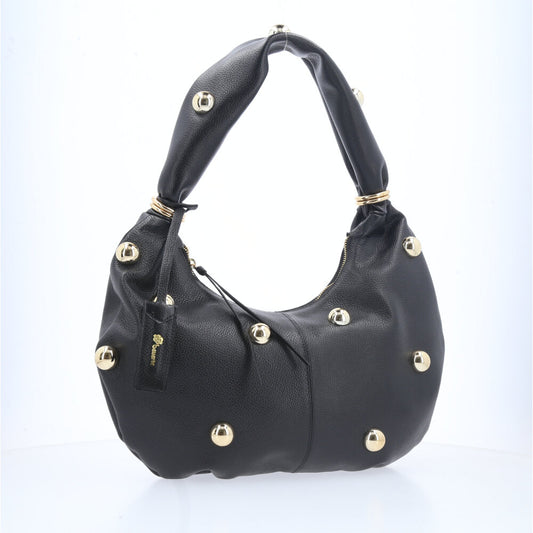 Bolsa Feminina Shoulder em Couro Preto