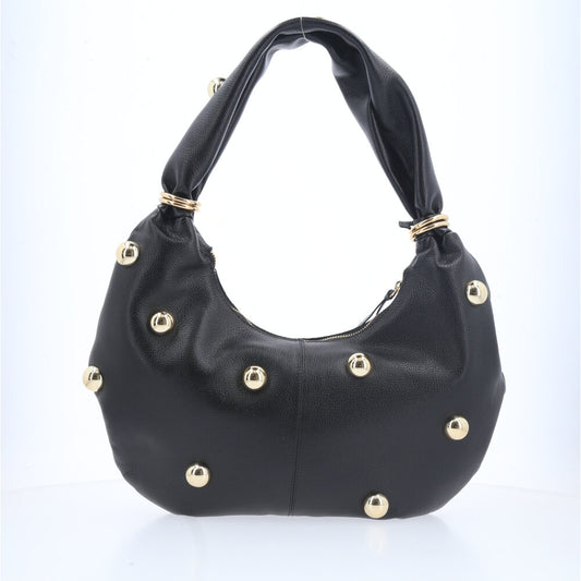 Bolsa Feminina Shoulder em Couro Preto