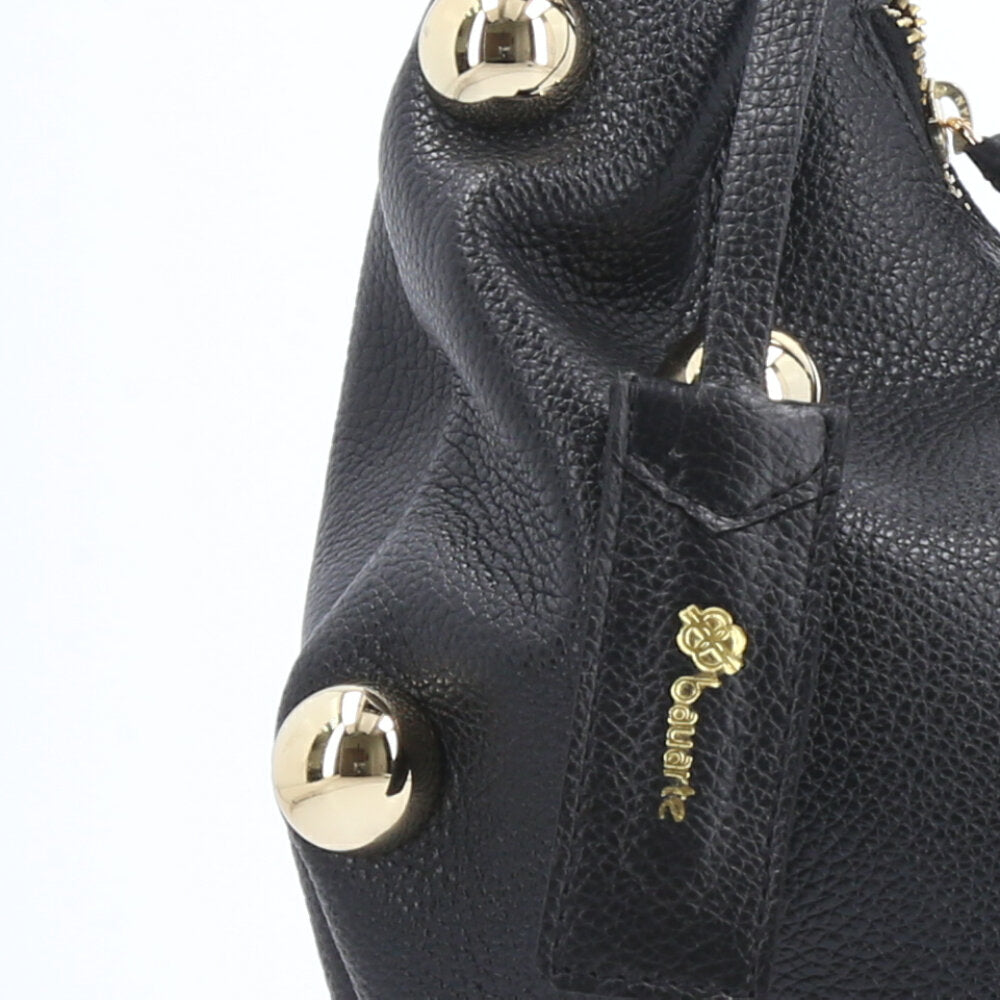 Bolsa Feminina Shoulder em Couro Preto