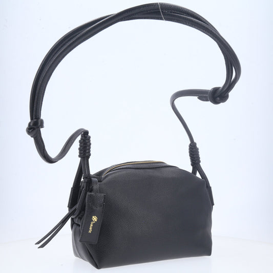 Bolsa Feminina em Couro com Alça Fixa Preto