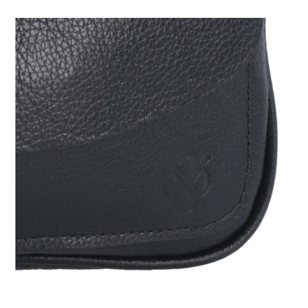 Bolsa Baú Mini em Couro com Alça Transversal Removível Preto
