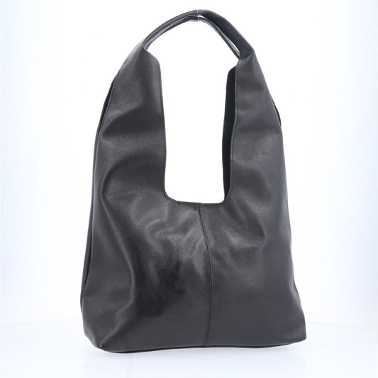 Bolsa Ombro Feminina em Couro Legítimo Preto