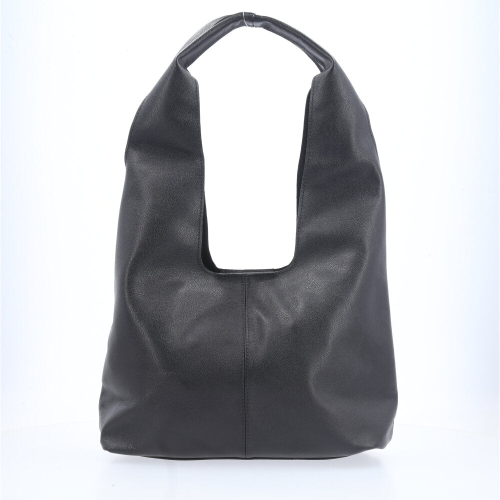 Bolsa Ombro Feminina em Couro Legítimo Preto