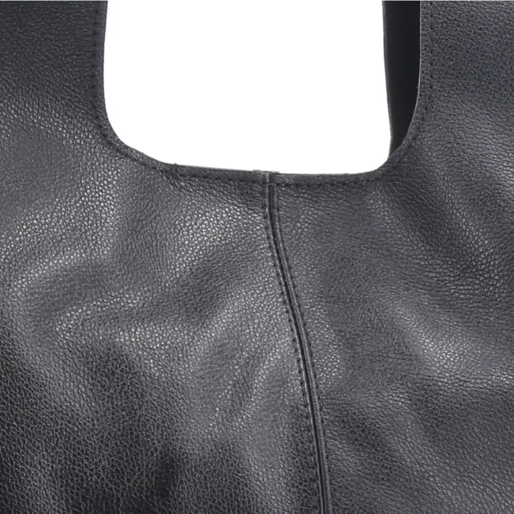 Bolsa Ombro Feminina em Couro Legítimo Preto