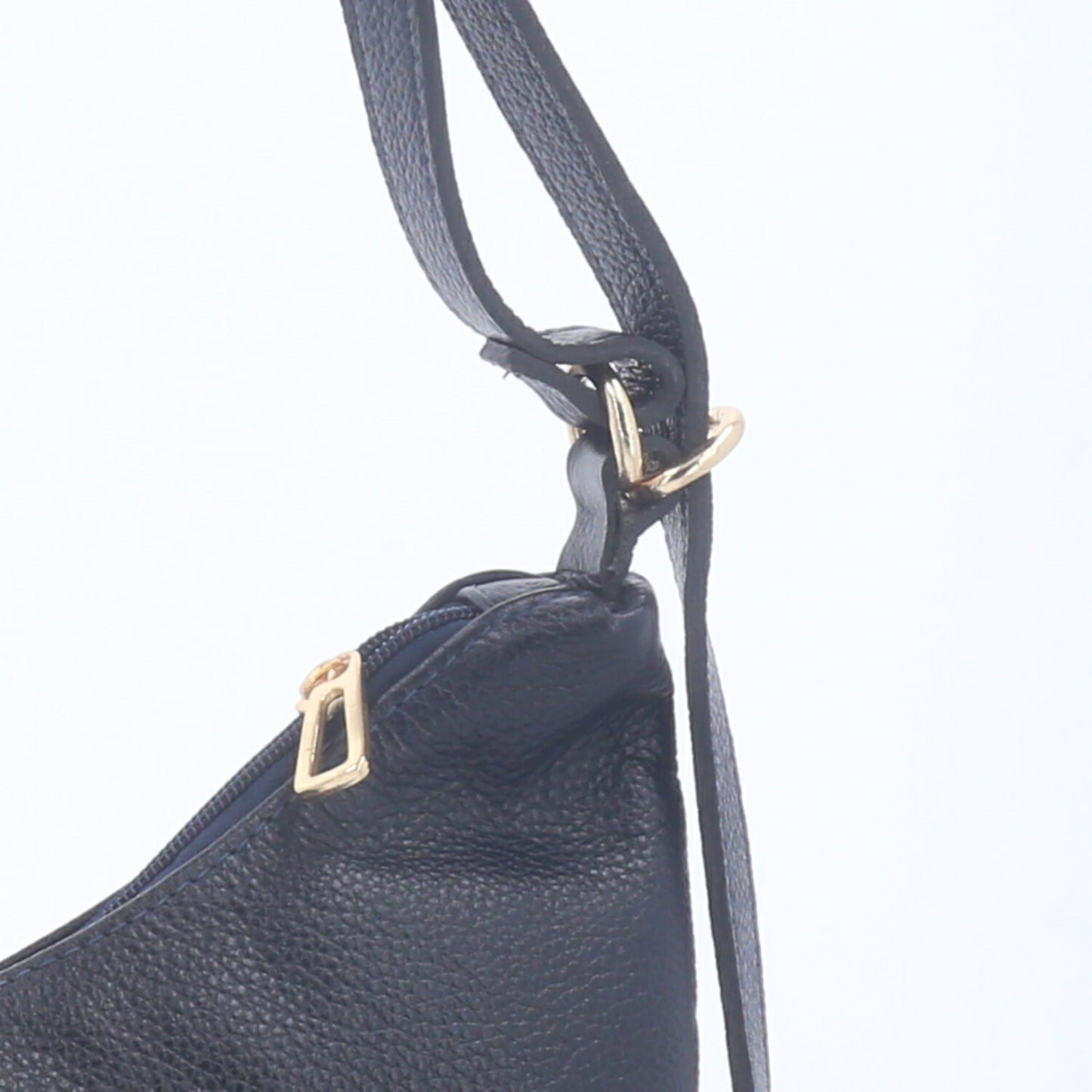 Bolsa de Couro Multifuncional que Converte em Mochila Azul escuro