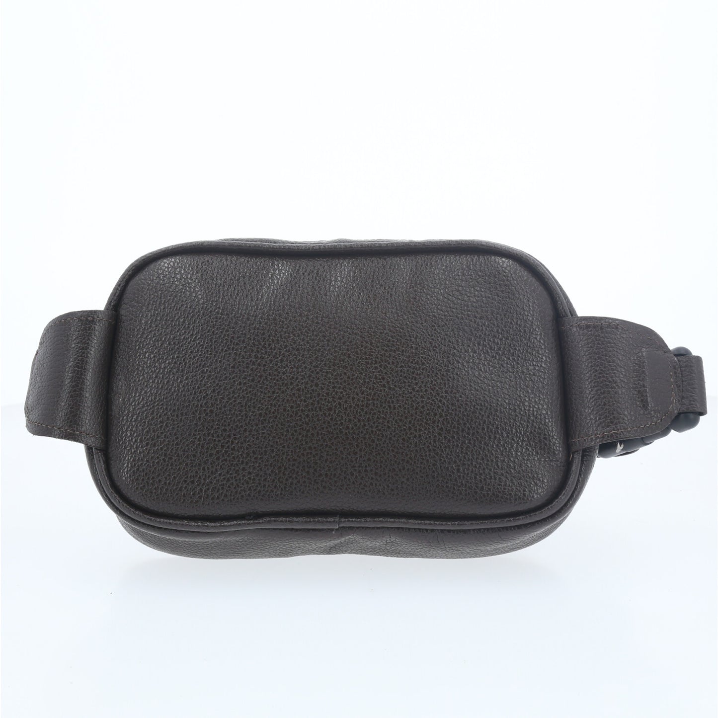 Bolsa Estilo Shoulder Bag Masculina em Couro Preto