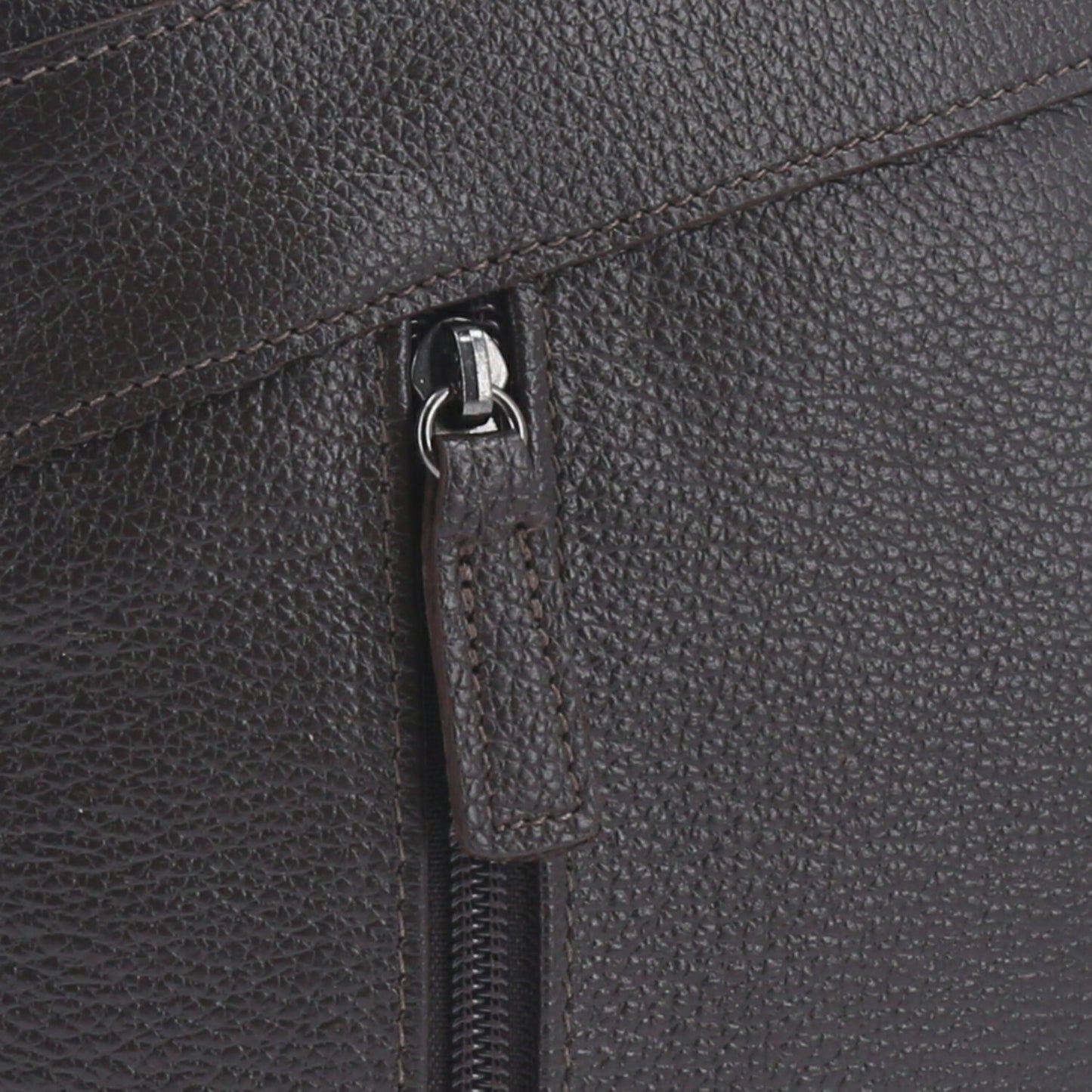 Pochete Impermeável Bag Masculina em Couro Legítimo Marrom