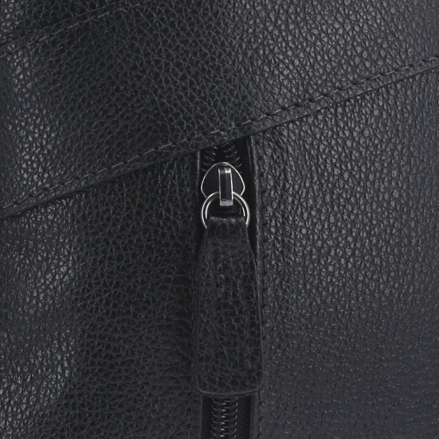Pochete Impermeável Bag Masculina em Couro Legítimo Preto