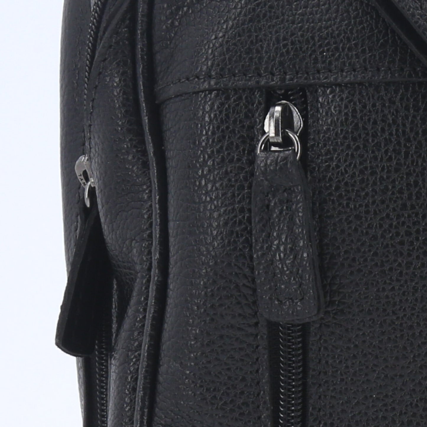 Bolsa Shoulder Bag Masculina em Couro Legitimo Preto