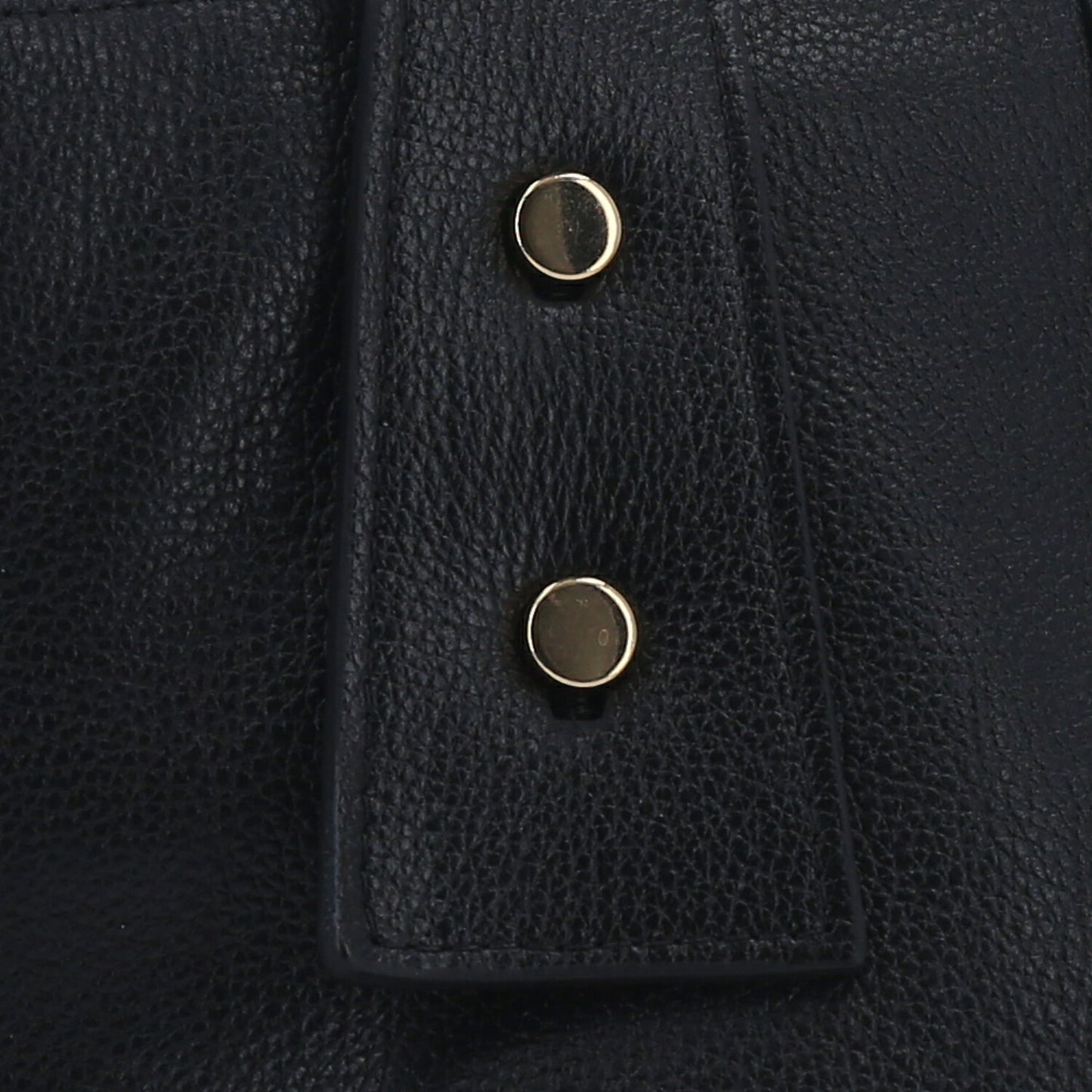 Bolsa Estruturada em Couro Preto