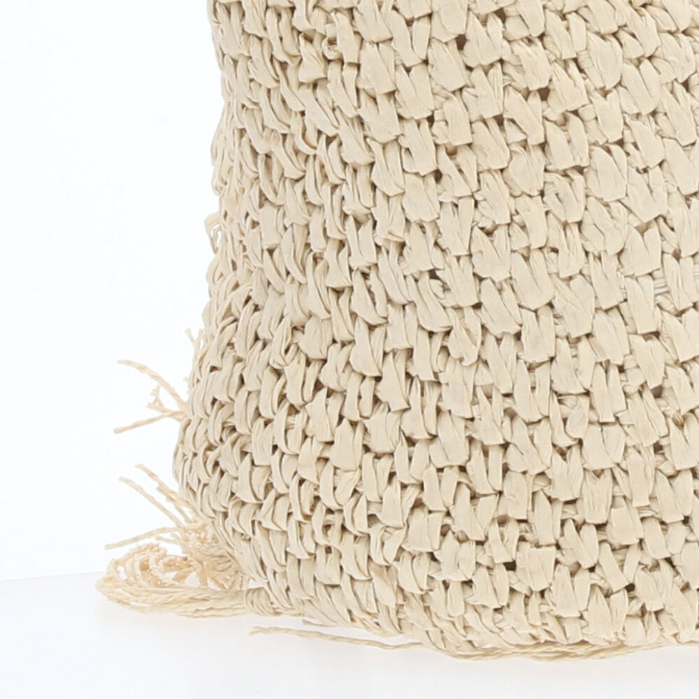 Bolsa Palha de Praia Bege