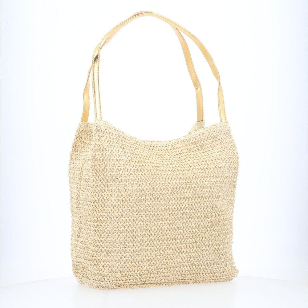 Bolsa Praia com Alça Fixa Bege