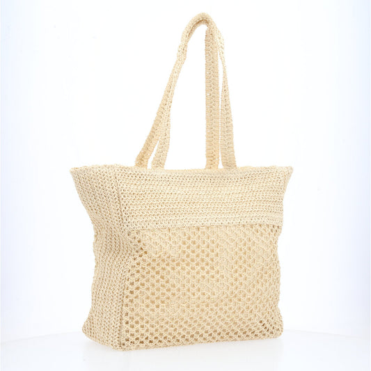 Bolsa de Praia com Alça Fixa Bege