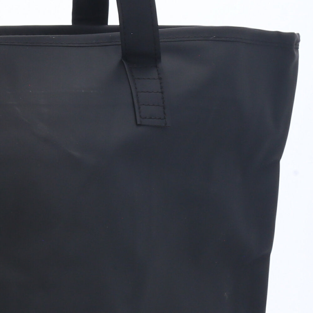 Bolsa de Silicone Feminina com Carteira de Mão Preto