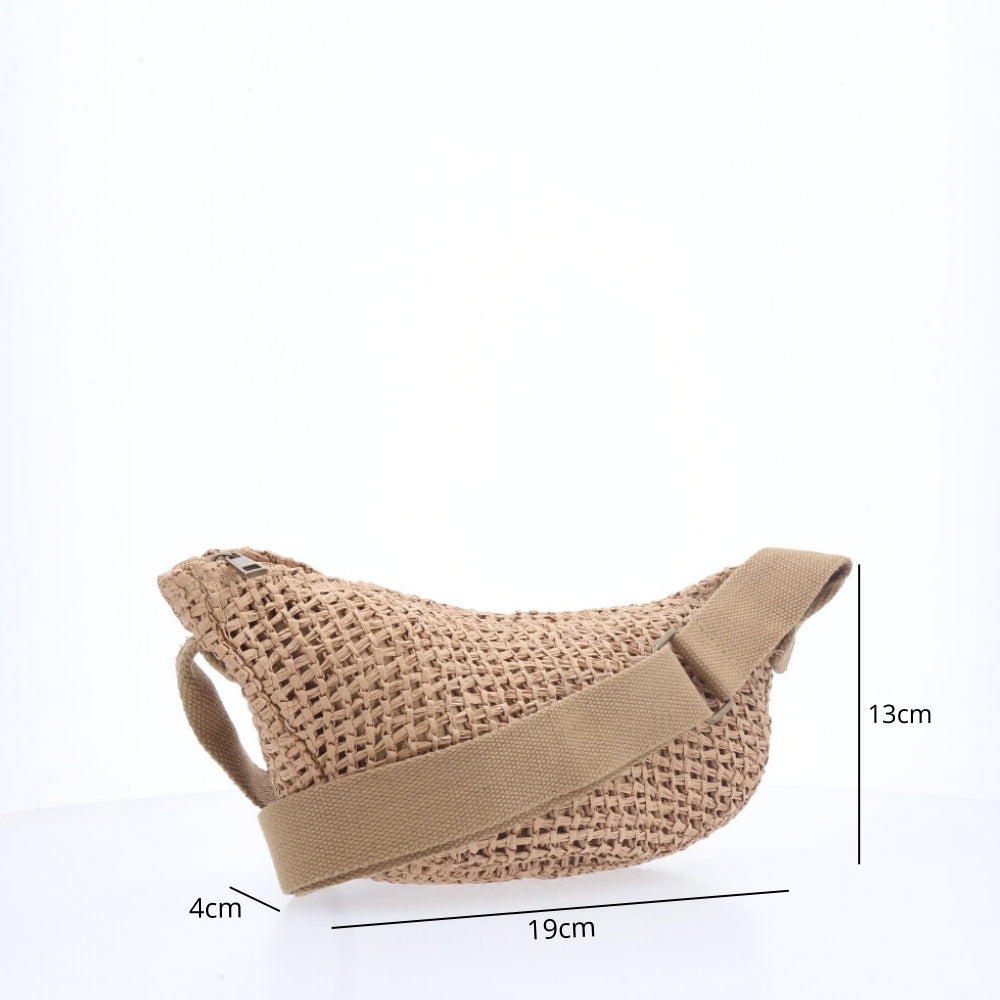 Bolsa Verão Baguete Caramelo