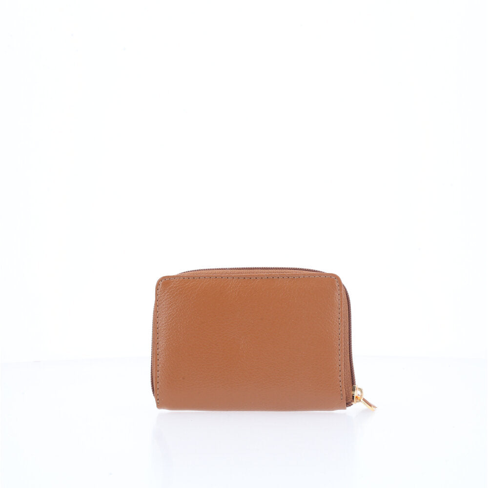 Carteira Unissex em Couro Caramelo