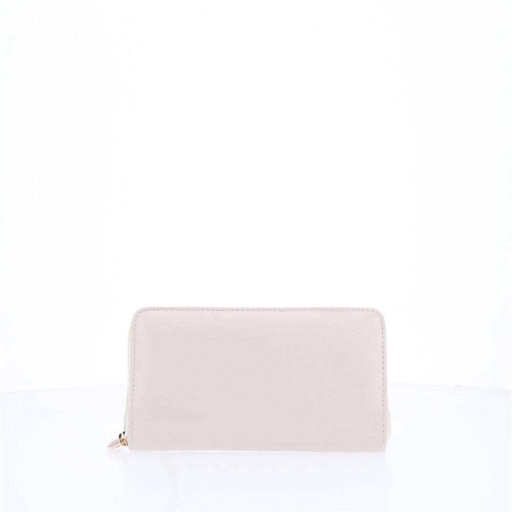 Carteira Feminina em Couro Marfim