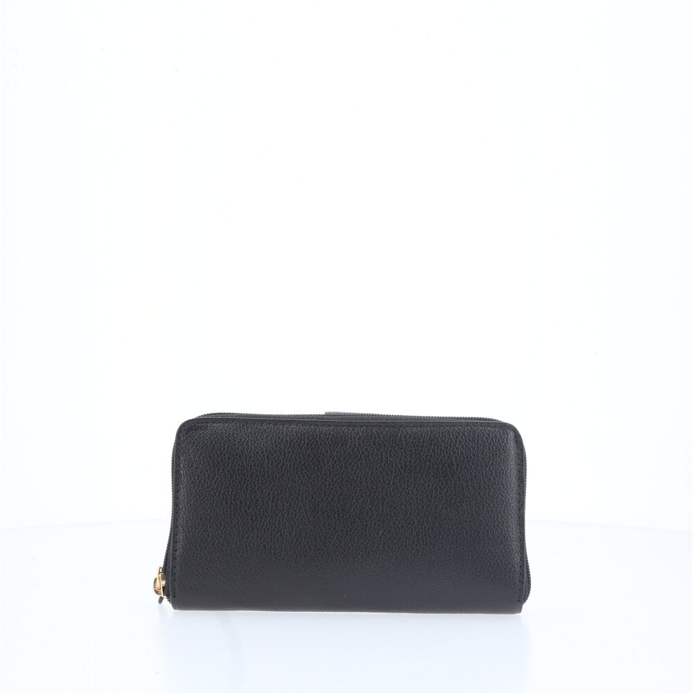 Carteira Feminina em Couro Preto