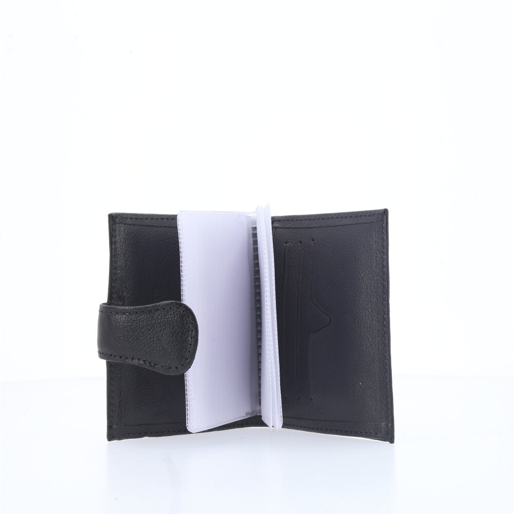 Carteira em Couro Unissex Preto