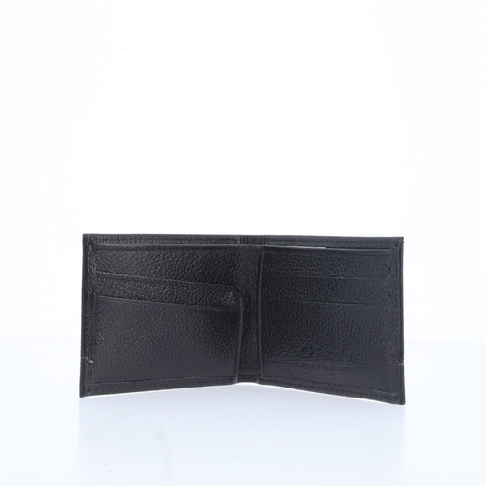 Carteira Masculino em Couro Preto
