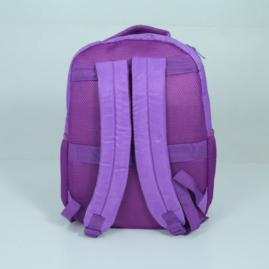 Mochila em Tecido com Alça Fixa Ajustável e Divisórias Roxo