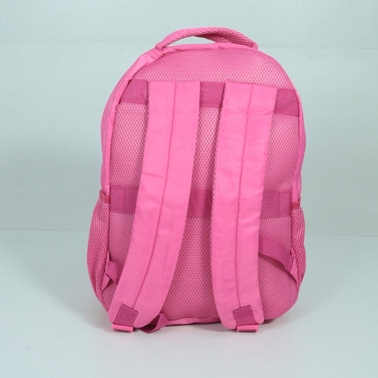 Mochila em Tecido com Alça Fixa Ajustável e Divisórias Pink