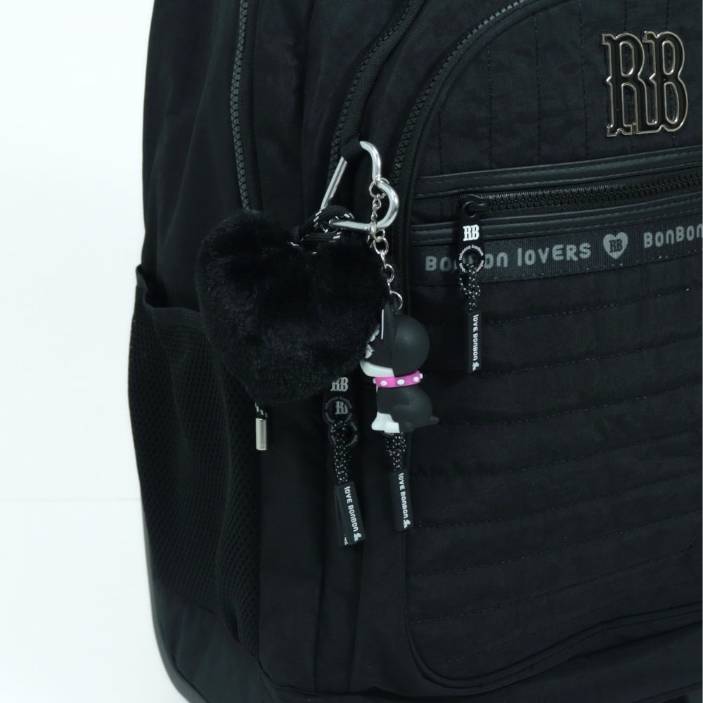 Mochila Escolar de Rodinhas Preto