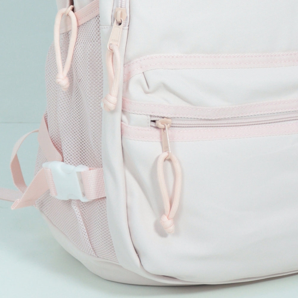 Mochila em Tecido com Organização Prática Rosa