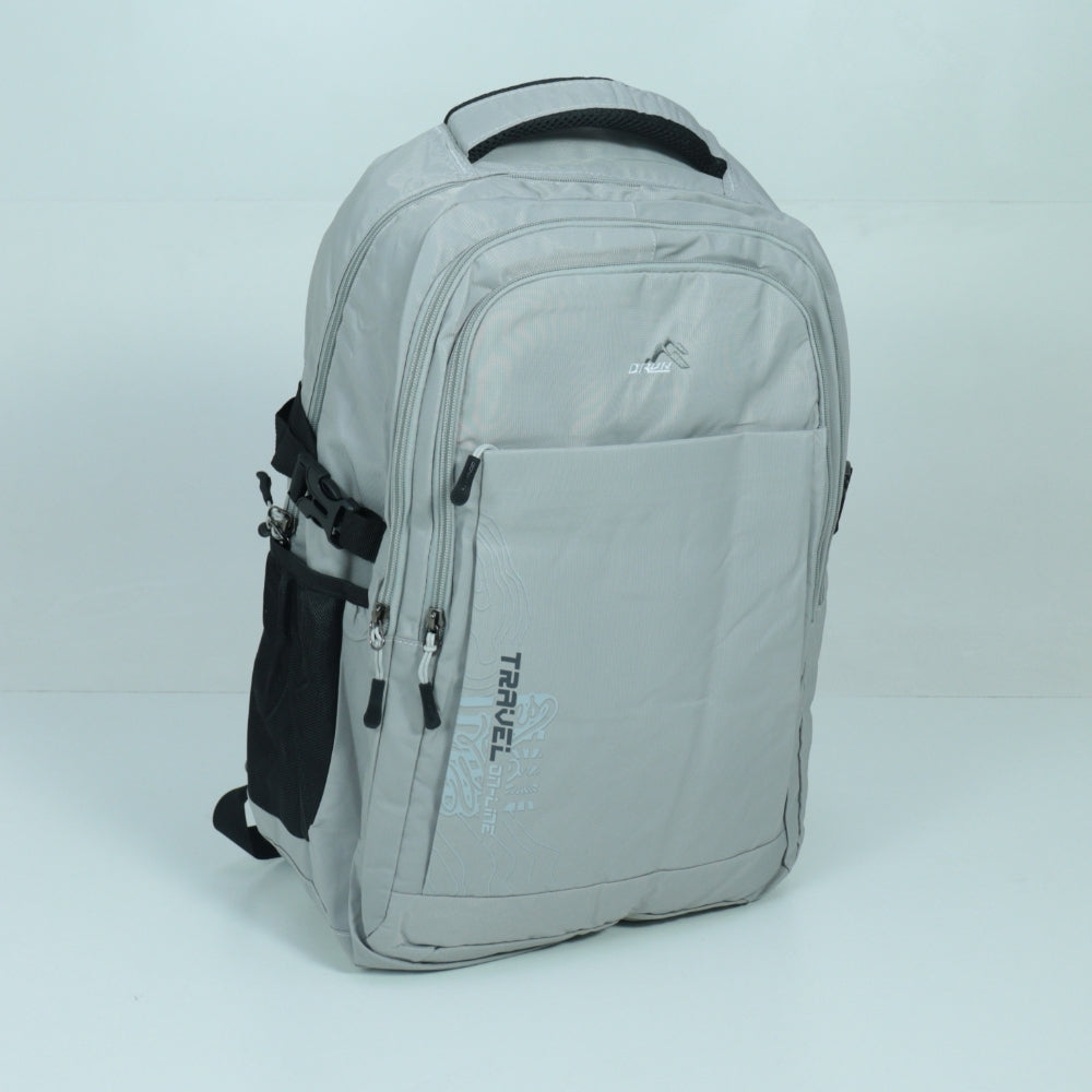 Mochila Masculina em Tecido com Regulagens  Cinza