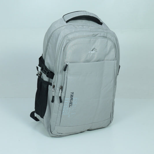 Mochila Masculina em Tecido com Regulagens  Cinza