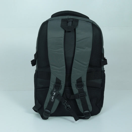 Mochila Masculina em Tecido com Regulagens  Cinza escuro