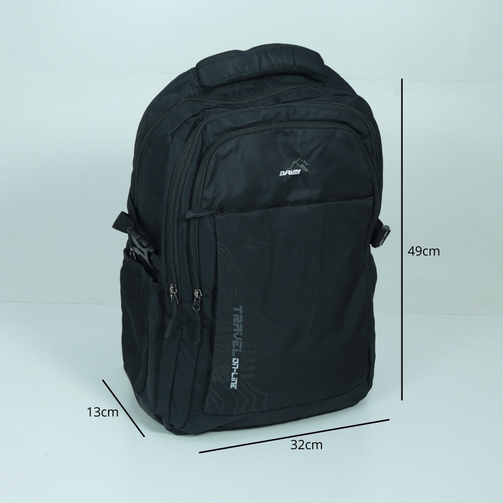 Mochila Masculina em Tecido com Regulagens  Preto