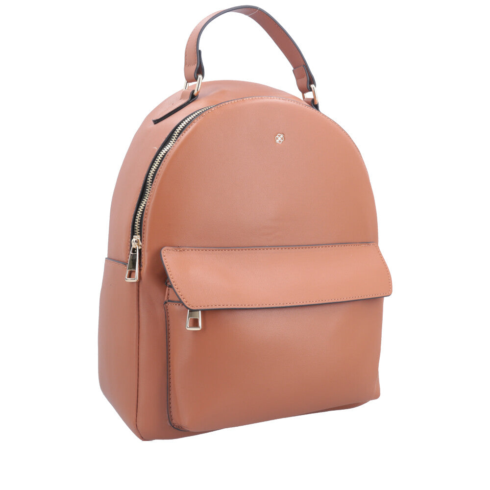 Mochila em Floater Natasha Bauarte Caramelo