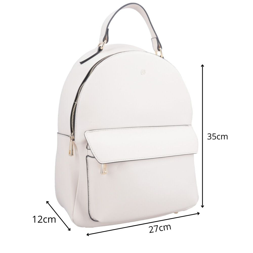 Mochila em Floater Natasha Bauarte Marfim