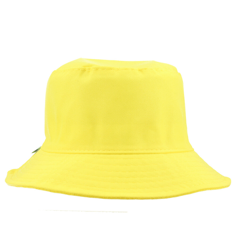 Chapéu Bucket Unissex Casual com Design Moderno Proteção Sol Amarelo