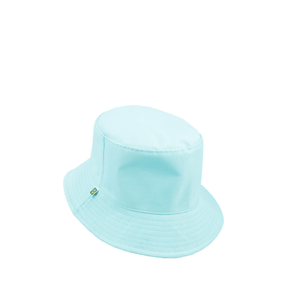 Chapéu Bucket Unissex Casual com Design Moderno Proteção Sol Azul claro